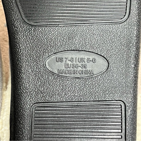 Cozy Winter Indoor/Outdoor Slippers-Gray-Womens 5.5 & 7.5-Loungewear-Comfort-NEW - Picture 7 of 9